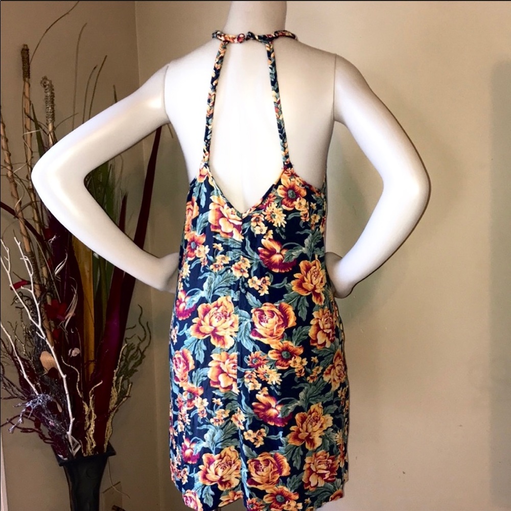 Floral Halter Dress - Picture 2 of 10